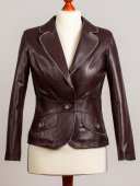 sacou piele dama 118