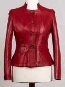 sacou piele dama 122